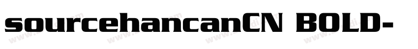 sourcehancanCN BOLD字体转换